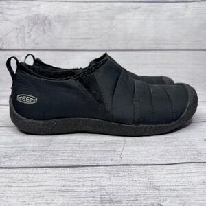 KEEN Women's Black Slip On Casual Shoes Fleece Lined Water Resistant Size 9